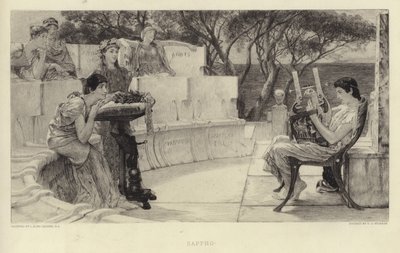 Sappho von Lawrence Alma Tadema